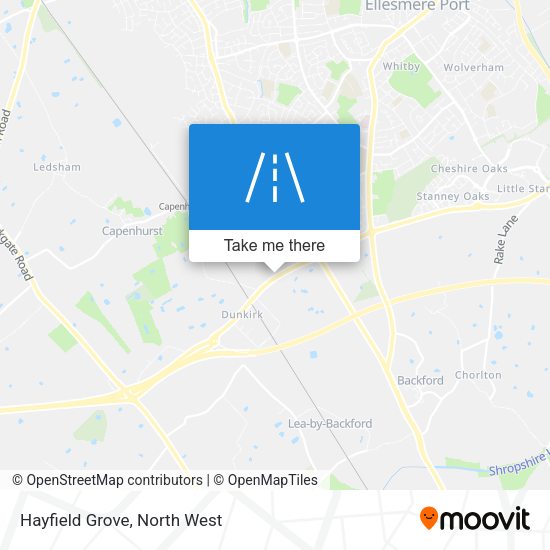 Hayfield Grove map