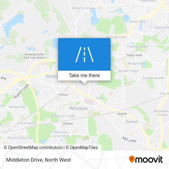 Middleton Drive map