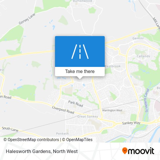 Halesworth Gardens map