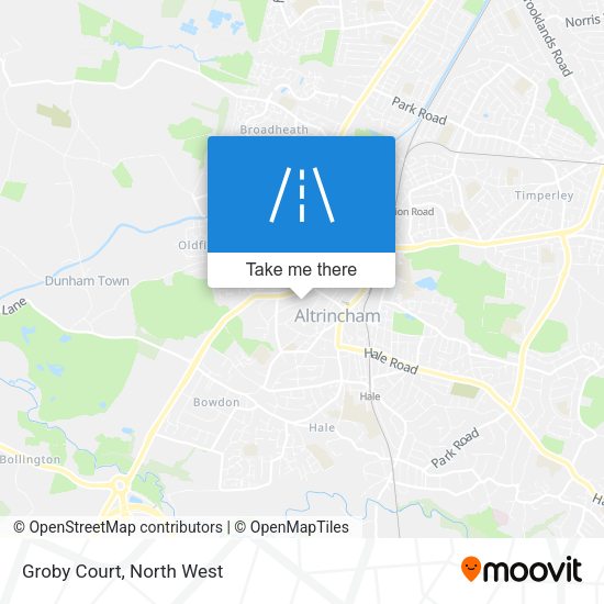 Groby Court map