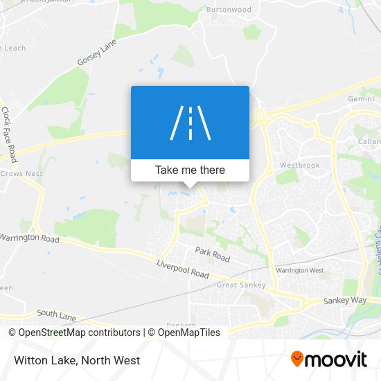 Witton Lake map