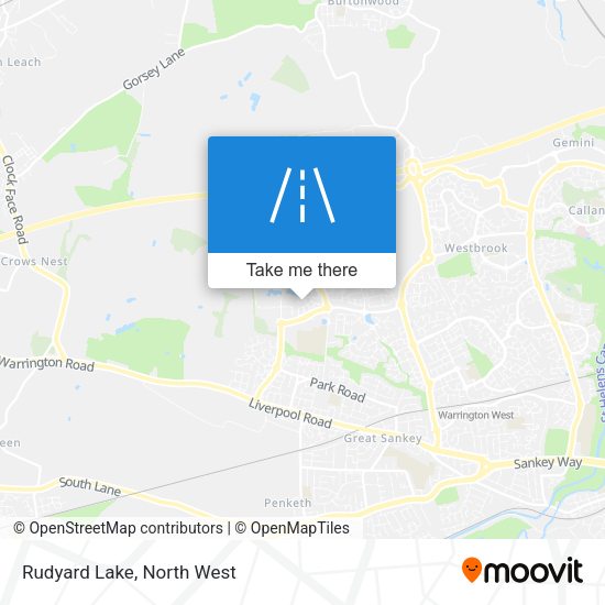 Rudyard Lake map