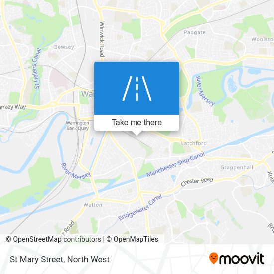 St Mary Street map