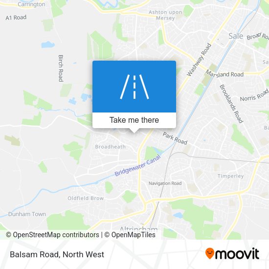 Balsam Road map