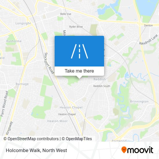 Holcombe Walk map