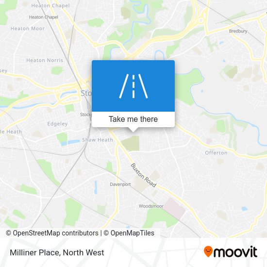 Milliner Place map