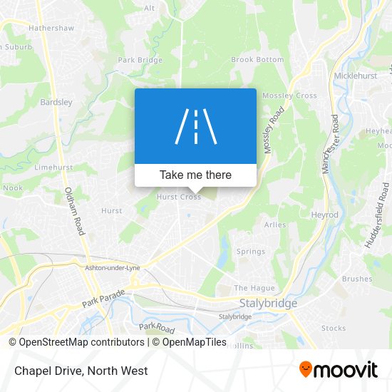 Chapel Drive map