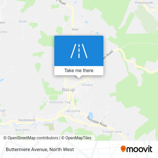 Buttermere Avenue map