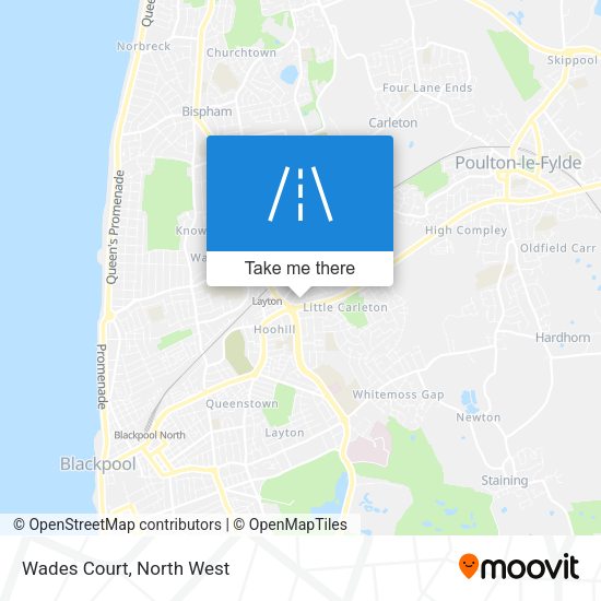 Wades Court map