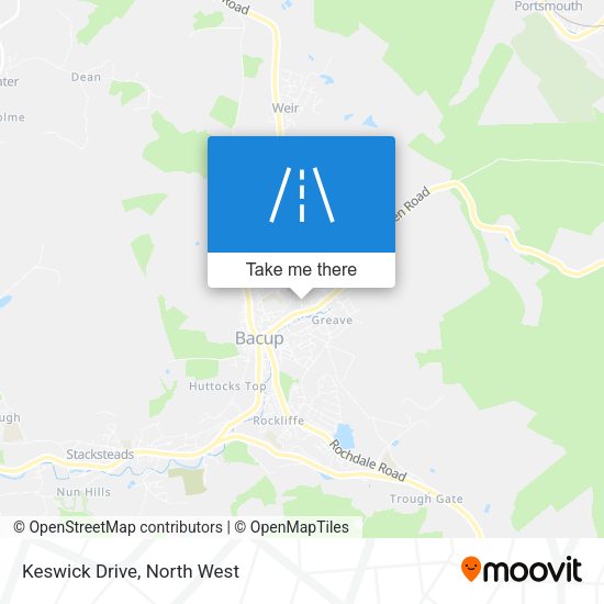 Keswick Drive map