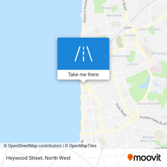 Heywood Street map