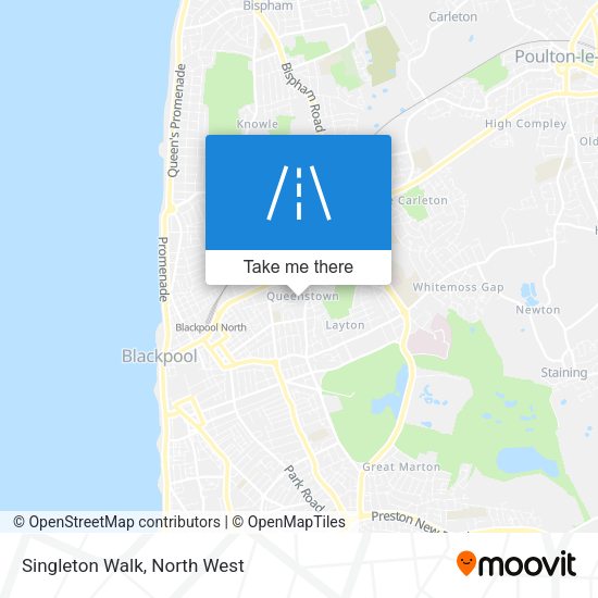 Singleton Walk map
