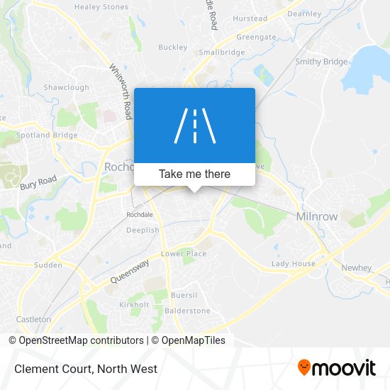 Clement Court map