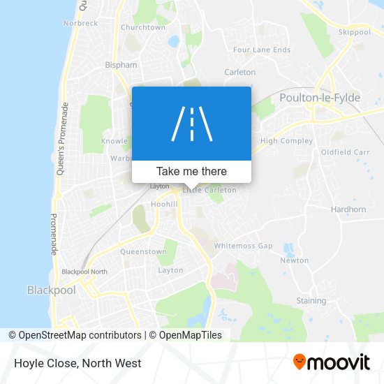 Hoyle Close map