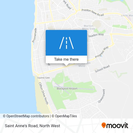 Saint Anne's Road map
