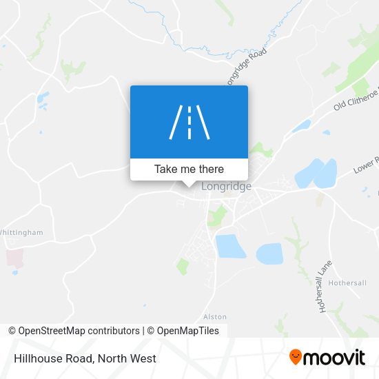 Hillhouse Road map