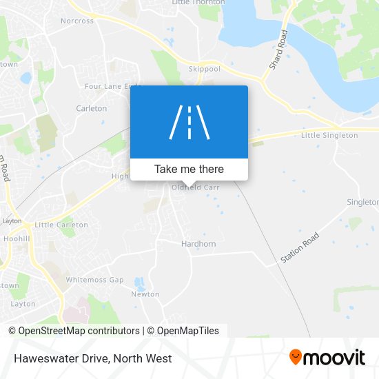 Haweswater Drive map