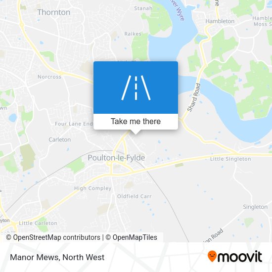 Manor Mews map