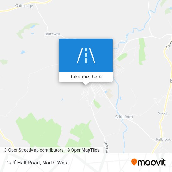 Calf Hall Road map