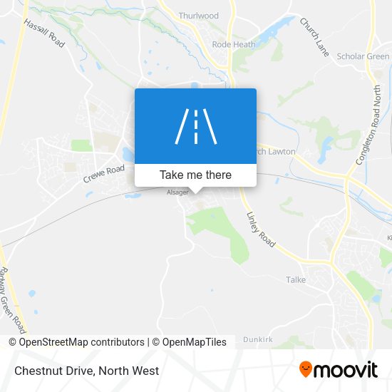 Chestnut Drive map