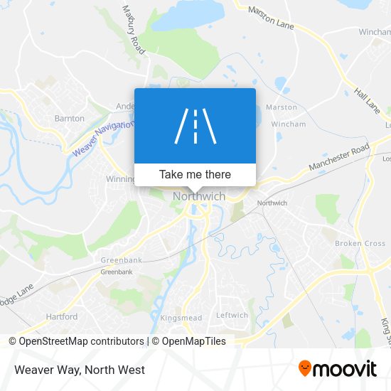 Weaver Way map