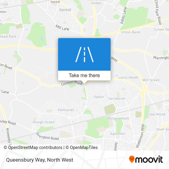 Queensbury Way map