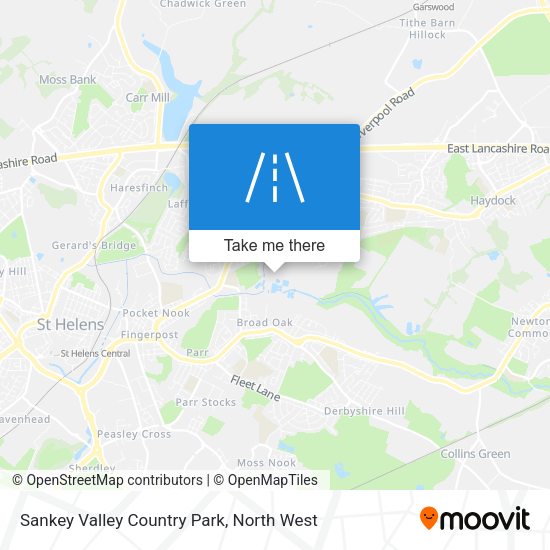 Sankey Valley Country Park map