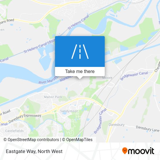 Eastgate Way map