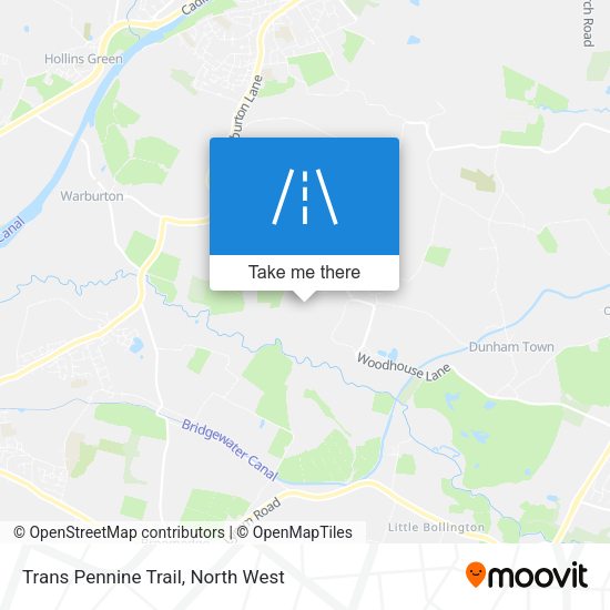 Trans Pennine Trail map