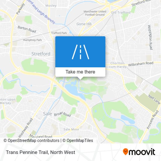 Trans Pennine Trail map