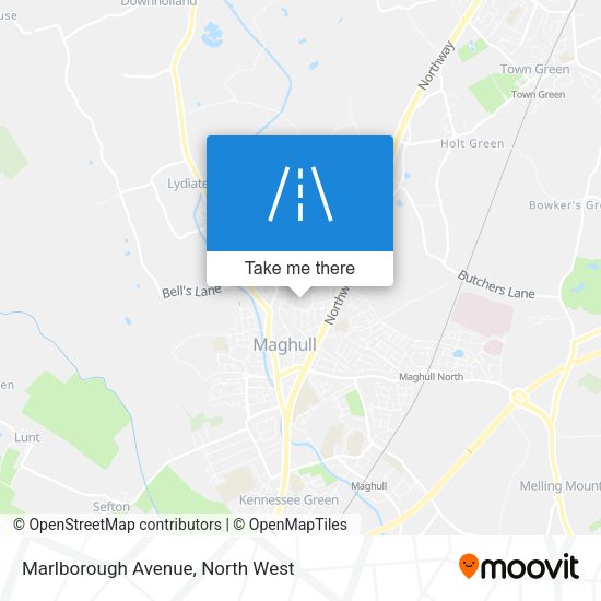 Marlborough Avenue map