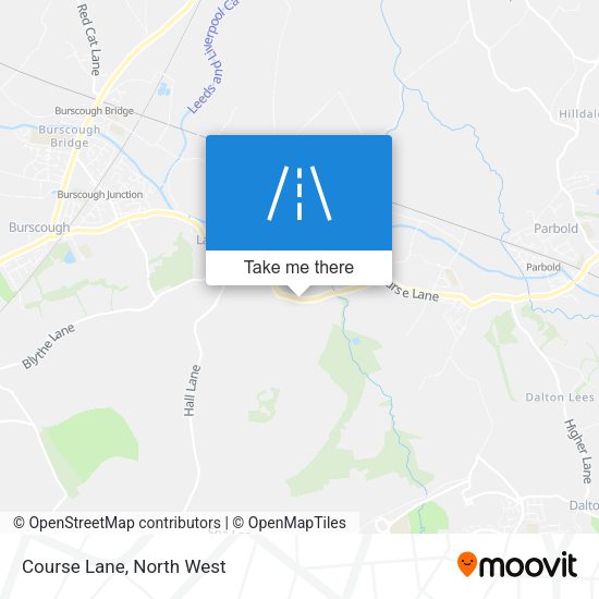 Course Lane map