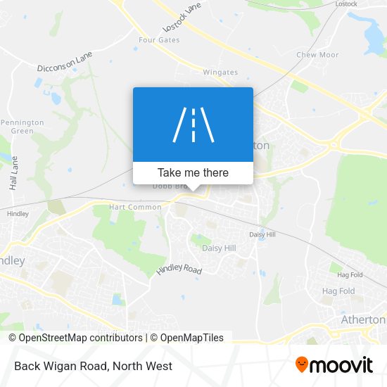 Back Wigan Road map