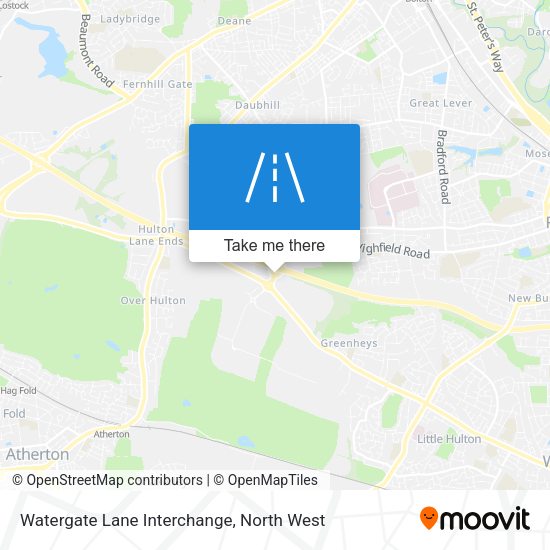Watergate Lane Interchange map