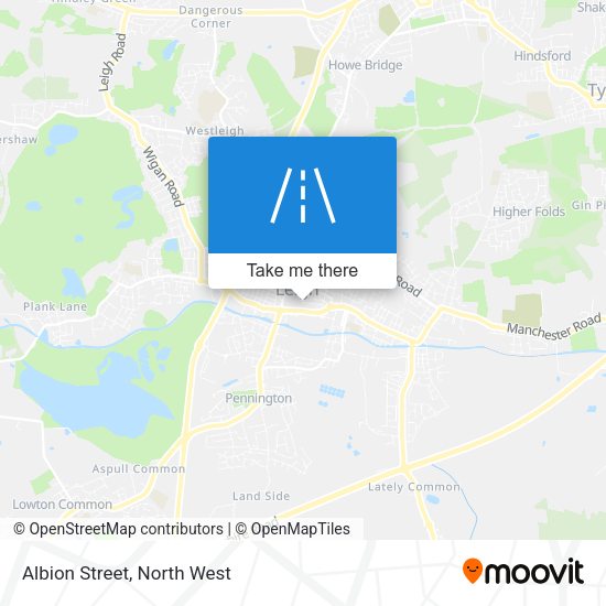 Albion Street map