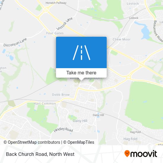 Back Church Road map