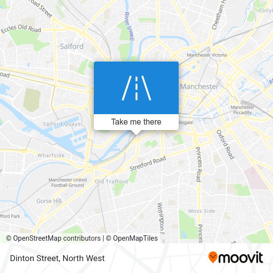 Dinton Street map