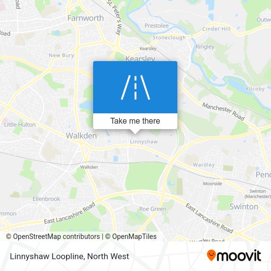 Linnyshaw Loopline map