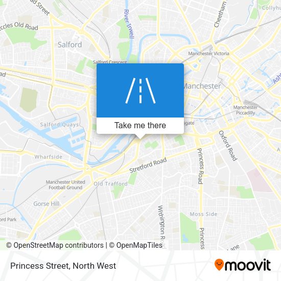 Princess Street map