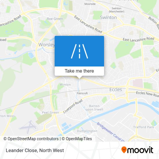 Leander Close map