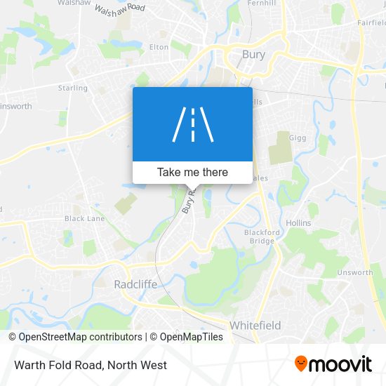 Warth Fold Road map