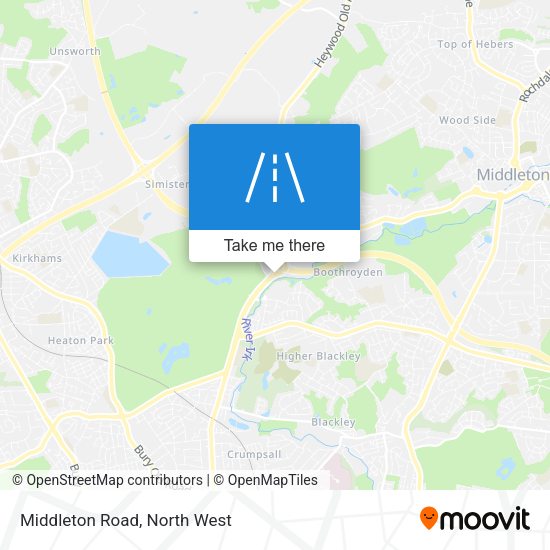 Middleton Road map