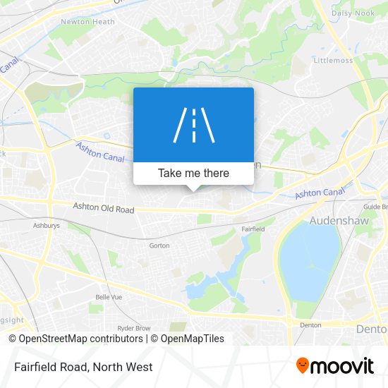 Fairfield Road map