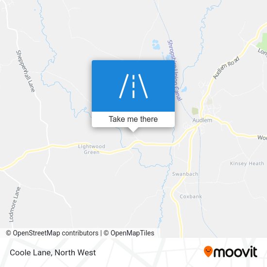 Coole Lane map
