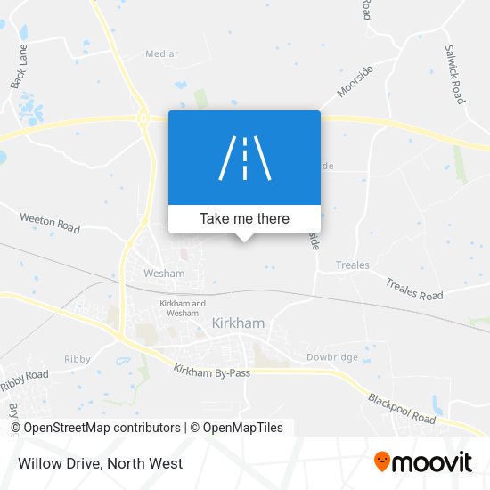 Willow Drive map