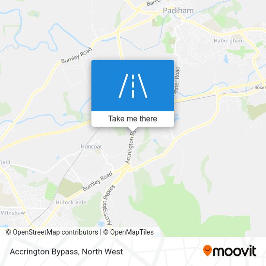 Accrington Bypass map