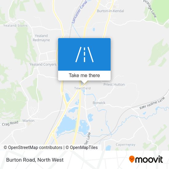 Burton Road map