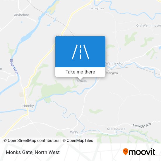 Monks Gate map