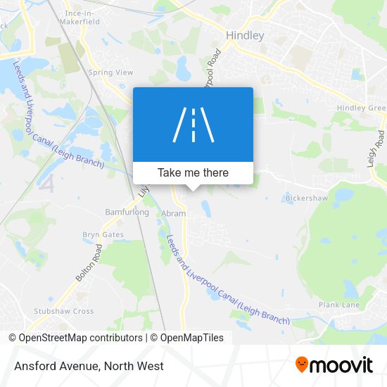 Ansford Avenue map