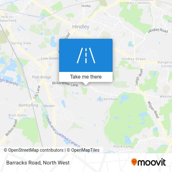 Barracks Road map